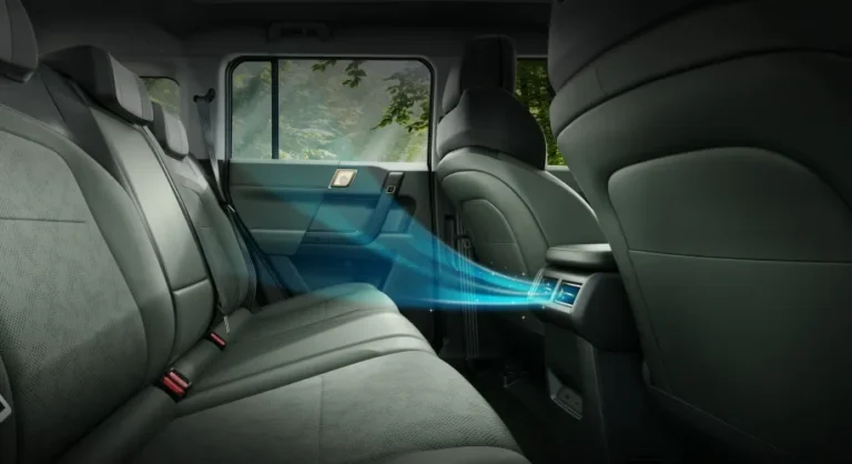 Second Row AC with PM 2.5 Filter Air