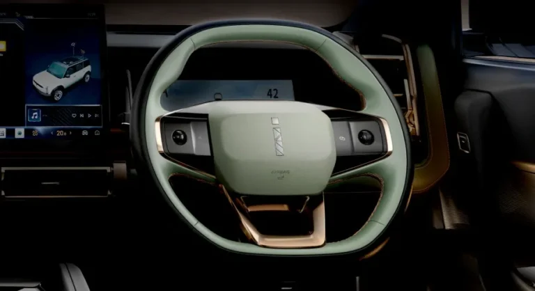 Leather Steering Wheel with Multi-function Features