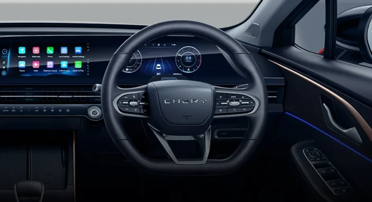 Leather Steering Wheel with Multi Function Switch