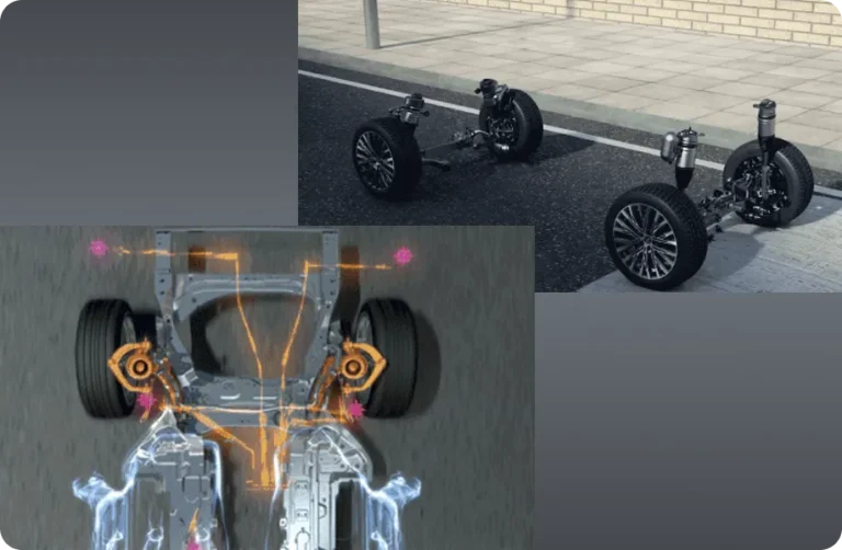 AFront McPherson & Rear Multi-link Suspension